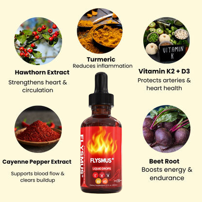Flysmus® Cayenne Pepper Blood Pressure Support