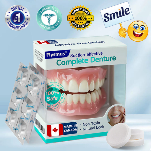 Test Example| Flysmus® Suction-fit Complete Denture 🦷🍎🍏 (Copy)