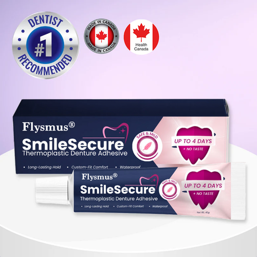 Flysmus® SmileSecure Thermoplastic Denture Adhesive