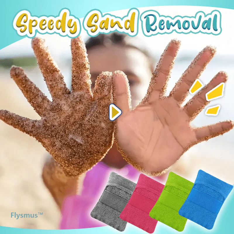 Flysmus® Sand-Removing Beach Pouch