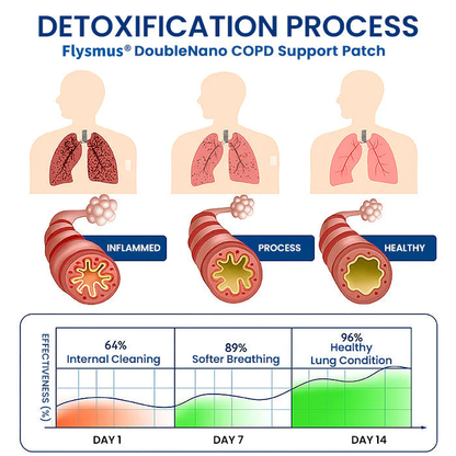 🔥【Official Store】Flysmus® DoubleNano COPD Relief Patch (💝 Cough, wheezing, shortness of breath, sputum, stuffy nose, bronchitis, bronchitis, allergy symptoms, lung discomfort🫁）