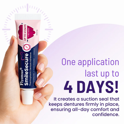 Flysmus® SmileSecure Thermoplastic Denture Adhesive