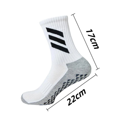 1 pair of non -slip football socks plus 1 pair of breathable football legged socks