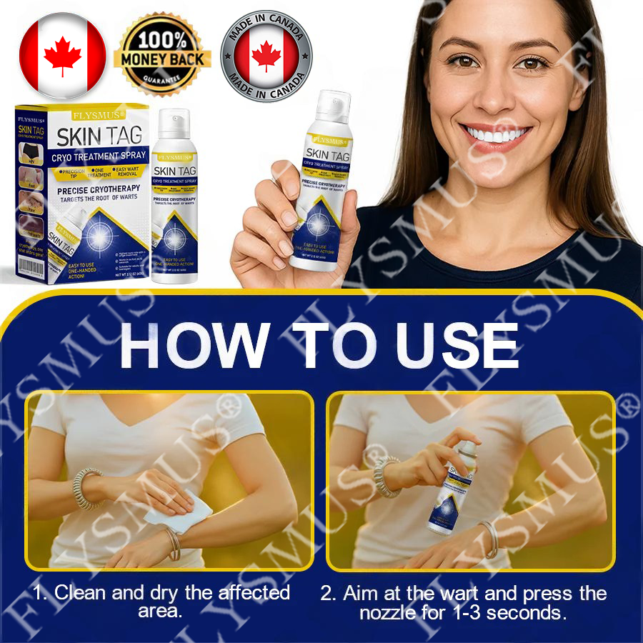 🇨🇦FLYSMUS® SKIN TAG CRYO TREATMENT SPRAY ACE