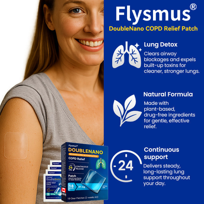 🔥【Official Store】Flysmus® DoubleNano COPD Relief Patch (💝 Cough, wheezing, shortness of breath, sputum, stuffy nose, bronchitis, bronchitis, allergy symptoms, lung discomfort🫁）