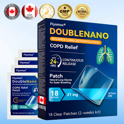 🔥【Official Store】Flysmus® DoubleNano COPD Relief Patch (💝 Cough, wheezing, shortness of breath, sputum, stuffy nose, bronchitis, bronchitis, allergy symptoms, lung discomfort🫁）