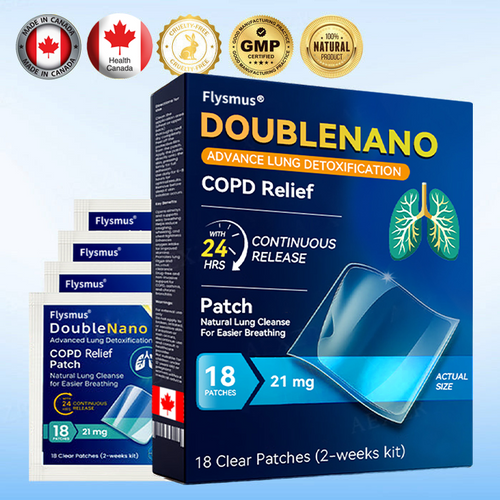 🔥【Official Store】Flysmus® DoubleNano COPD Relief Patch (💝 Cough, wheezing, shortness of breath, sputum, stuffy nose, bronchitis, bronchitis, allergy symptoms, lung discomfort🫁）