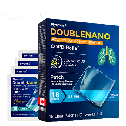 🔥【Official Store】Flysmus® DoubleNano COPD Relief Patch (💝 Cough, wheezing, shortness of breath, sputum, stuffy nose, bronchitis, bronchitis, allergy symptoms, lung discomfort🫁）