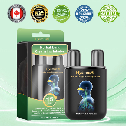 ✅Official Store| 𝙁𝙡𝙮𝙨𝙢𝙪𝙨® 𝐇𝐞𝐫𝐛𝐚𝐥 𝐋𝐮𝐧𝐠 𝐂𝐥𝐞𝐚𝐧𝐬𝐢𝐧𝐠 𝐈𝐧𝐡𝐚𝐢𝐞𝐫(🫁Cough, wheezing, shortness of breath, sputum, stuffy nose, bronchitis, bronchitis, allergy symptoms, lung discomfort💝)